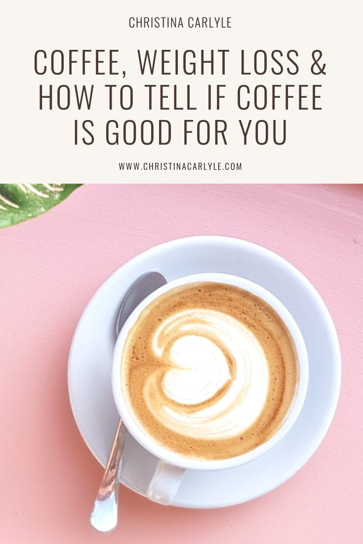 Is coffee good for you pinterest graphic