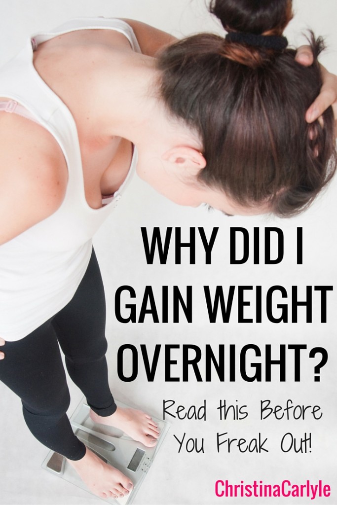Why did I gain weight Over Night?