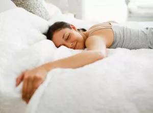 Woman Sleeping Fitness Motivation