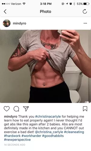 Mindy's Review from the Metabolism Makeover Challenge on instagram