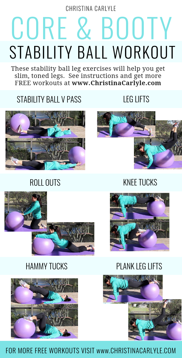 Exercise Ball Workout done by Christina Carlyle