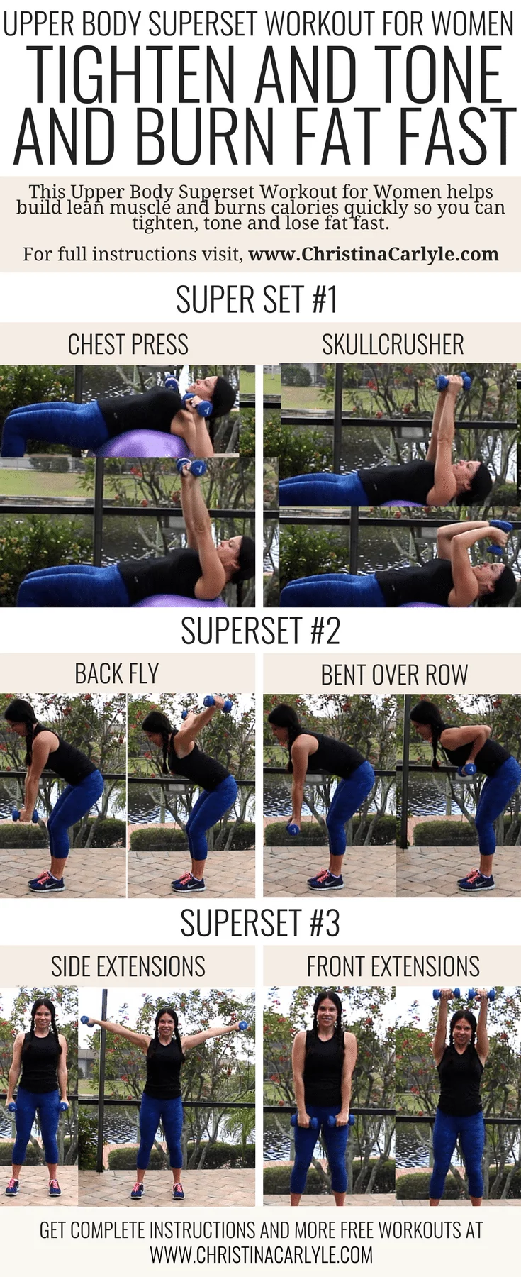 Superset Workout for Women Christina Carlyle