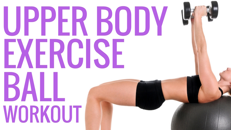 Stability Ball Ab Workout-The Almond Eater
