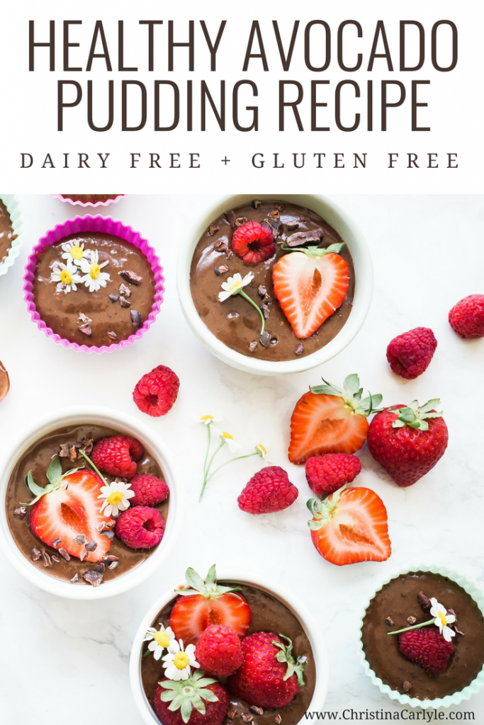 Healthy Avocado Pudding Recipe Christina Carlyle