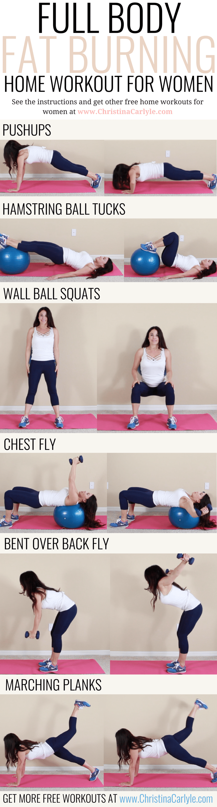 Full Body Fat Burning Workout Routine for Women Christina Carlyle