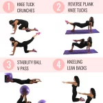 Christina Carlyle doing exercises that get rid of lower belly pooch fat