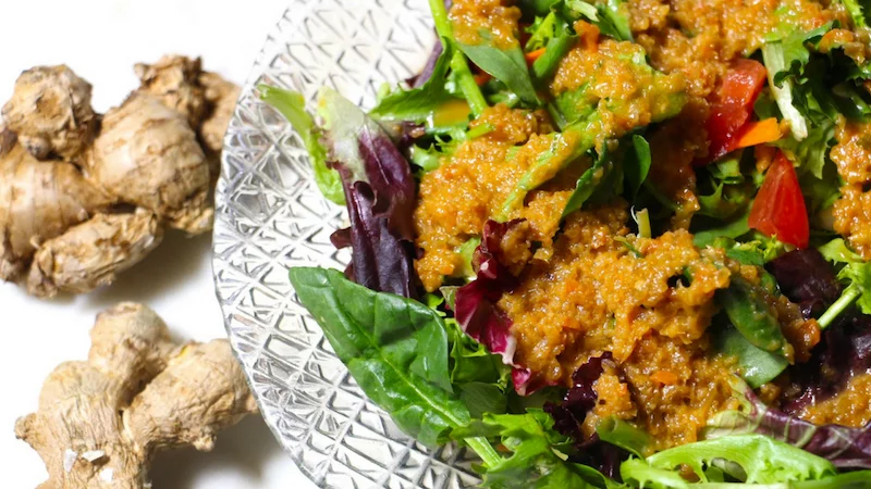 Vegan Ginger Salad Dressing