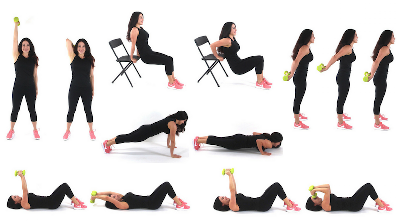 tricep workout - Christina Carlyle