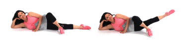 Inner thigh pulse Leg Exercise - Christina Carlyle Inner thigh pulse Leg Exercise being done by trainer Christina Carlyle