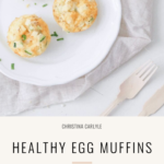 Egg Muffins on a Plate