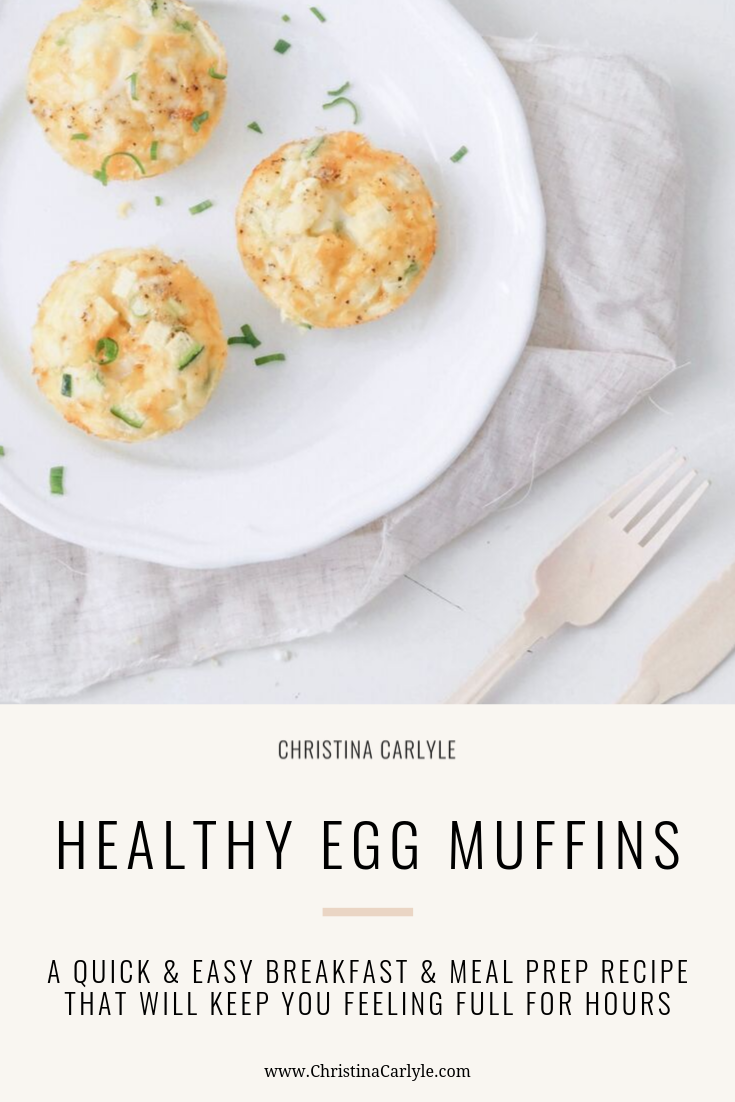 Egg Muffins on a Plate