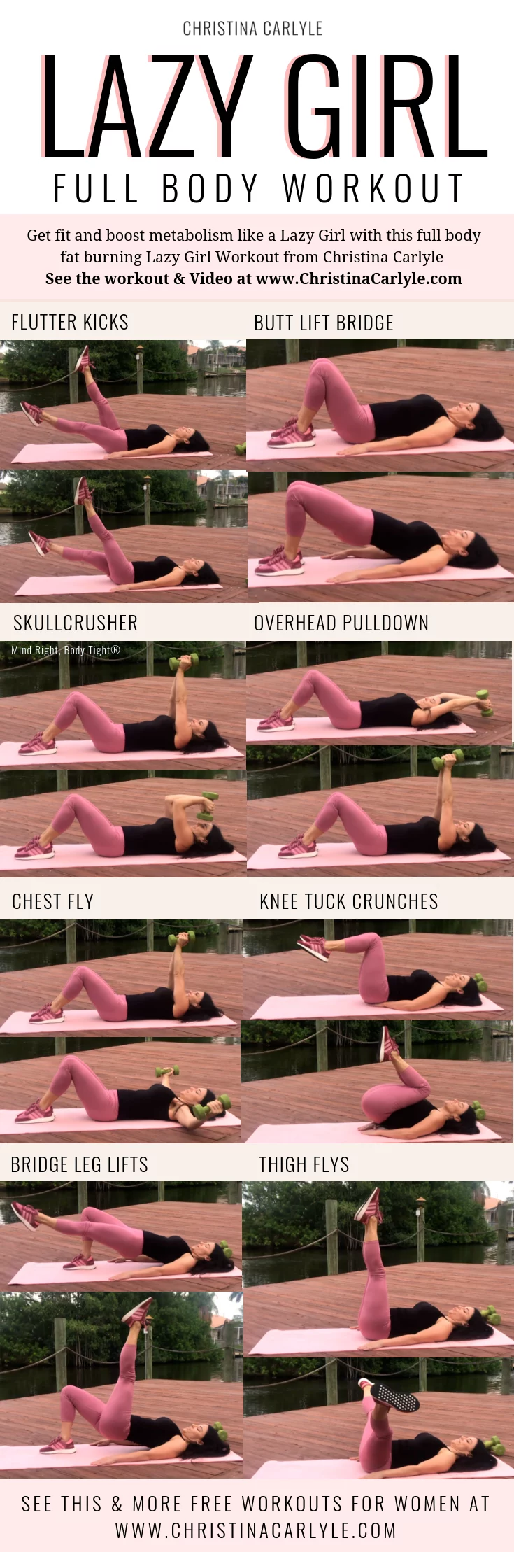 Lazy Girl Workout done by Christina Carlyle