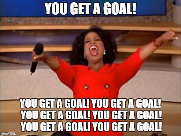 Motivational Goal Setting Oprah meme