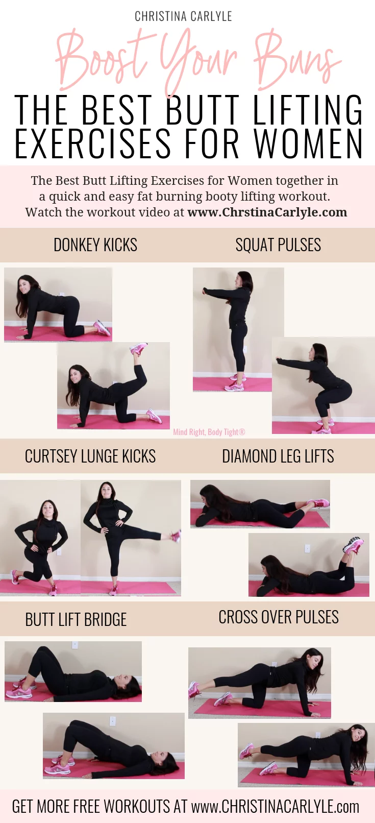 The Best Butt Lifting Exercises For Women That Boost Your Buns Fast