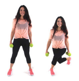 Curtsey Lunge Exercise - Christina Carlyle Curtsey Lunge Butt and Thigh Exercise Christina Carlyle