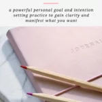 set your goals intentions and resolutions