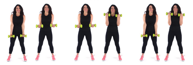 21 arm exercise for beginners done by Christina Carlyle