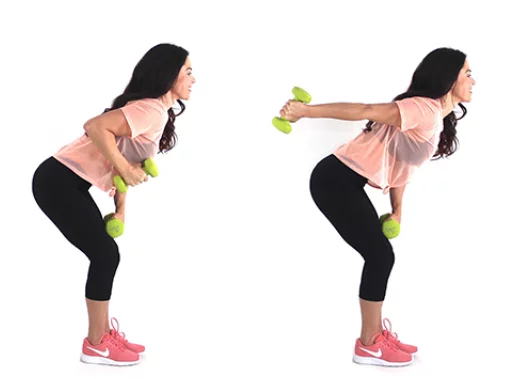 Tricep Kickback Exercise - Christina Carlyle Tricep Kickback Exercise being done by Christina Carlyle