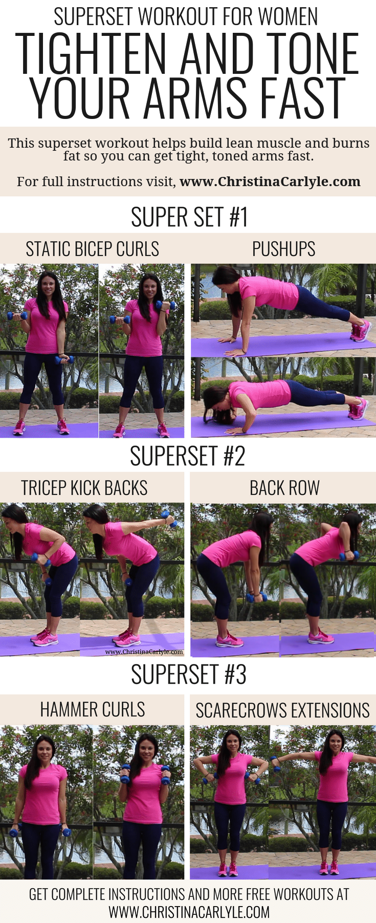 Superset Workout for Women Christina Carlyle