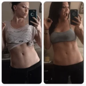 Christina Carlyle's Reset Cleanse before and after results