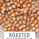 Roasted Chickpeas in a bowl