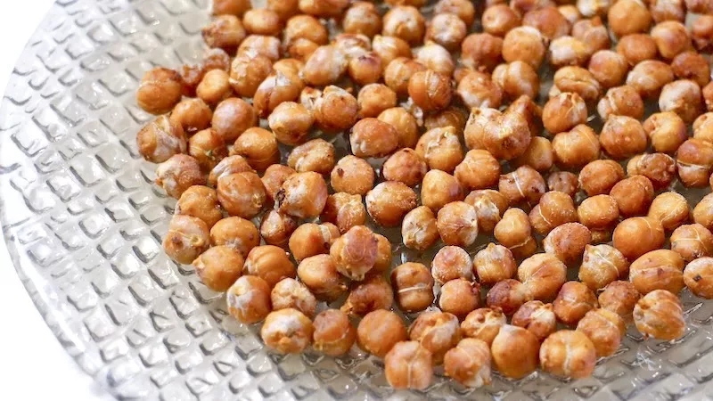 Roasted Chickpeas a Crunchy, Salty, Healthy Snack Recipe