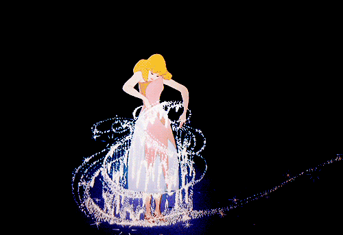Cinderella Transforming Gif