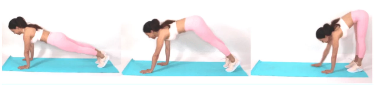 Crawling Plank Exercise done by Christina Carlyle