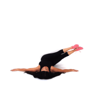 Windshield Wiper Ab Exercise - Christina Carlyle Coach Christina Carlyle demonstrating a windshield wiper ab exercise