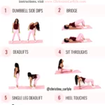 Butt and gutt workouts done by Christina Carlyle