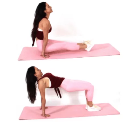 Sit Through Glute and core Exercise done by Christina Carlyle