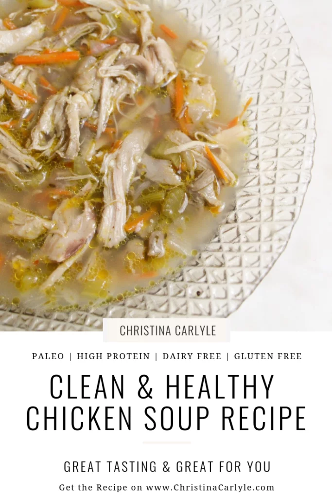 Healthy Chicken Soup Recipe Christina Carlyle