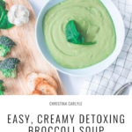 Healthy Detox Soup - Vegan Cream of Broccoli