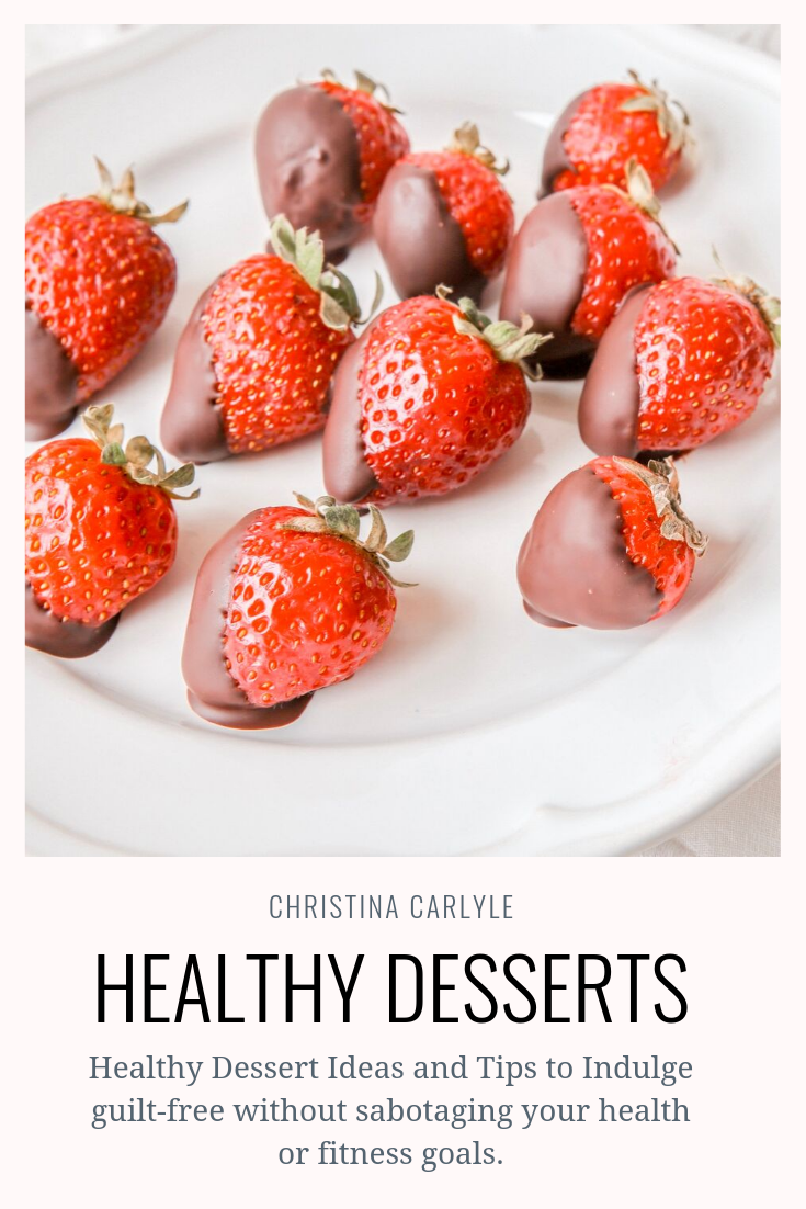 Healthy Desserts Chocolate Covered Strawberries