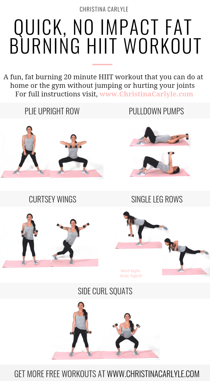 Low Impact Hiit Workout For Women Christina Carlyle