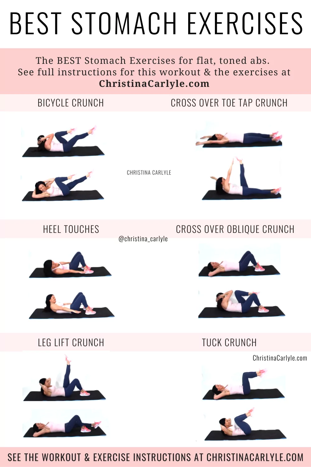 The Best Stomach Exercises for a Tight, Flat, Toned Tummy