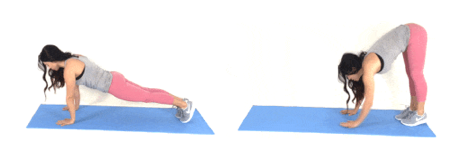 Crawling Plank Exercise done by Christina Carlyle