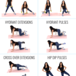 Exercises that get rid of hip dips being done by Christina Carlyle
