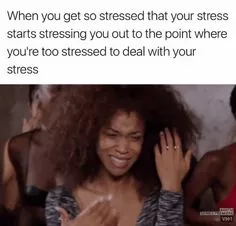 Meme about stress