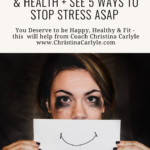 Stress and Weight Gain infographic