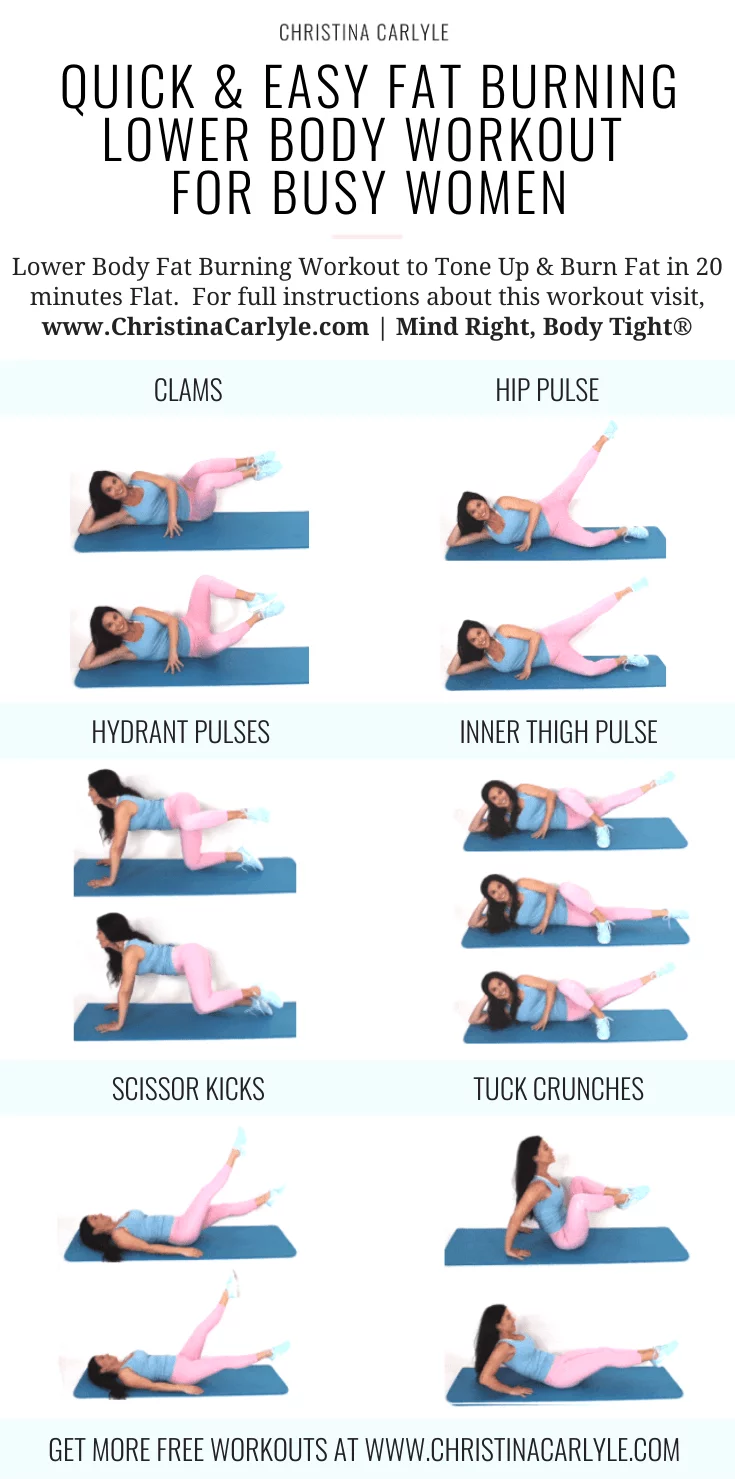 Lower Body Workout for Women being done by Christina Carlyle