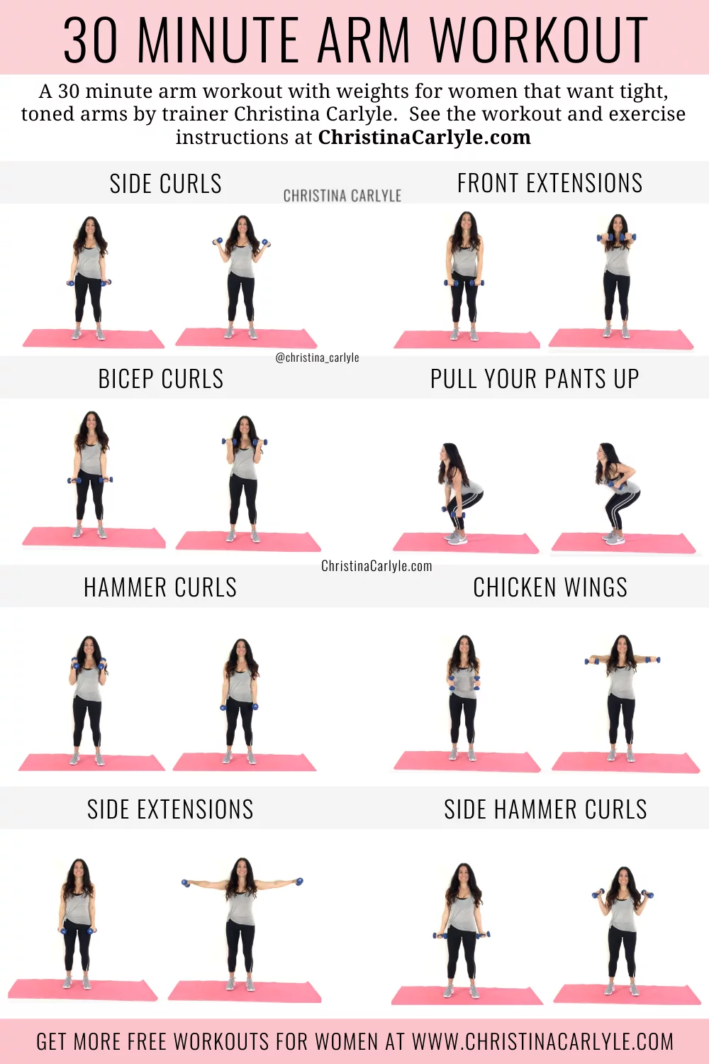 30 minute Arm Workout for Tight, Toned Arms