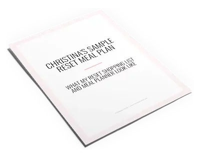 Christina Carlyle's reset cleanse meal plan a eBook cover of Christina Carlyle's Reset Cleanse Meal Plan