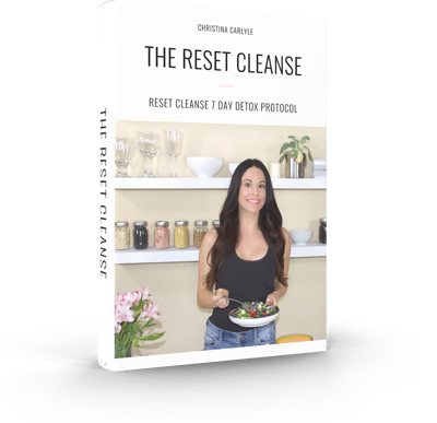 a eBook cover of Christina Carlyle's Reset Cleanse