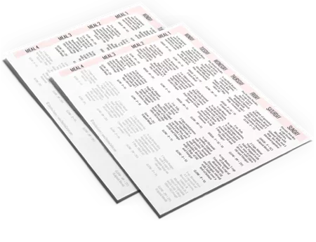 sample meal plans