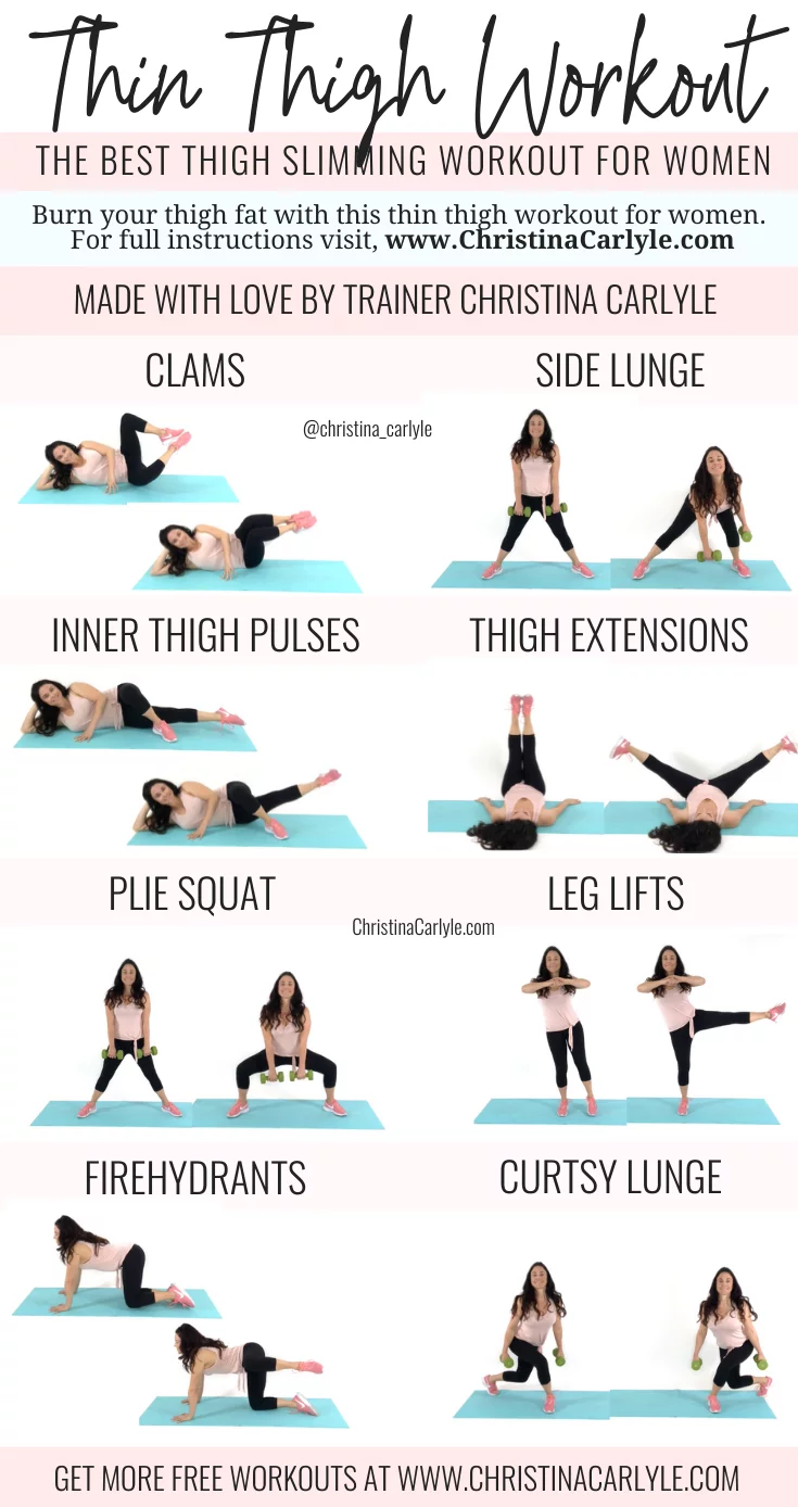 Thin Thigh Workout The Best Fat Burning Thigh Exercises