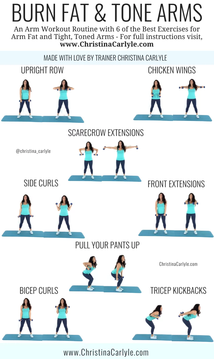 Quick Fat Burning Arm Workout for Tight, Toned Arms - Christina