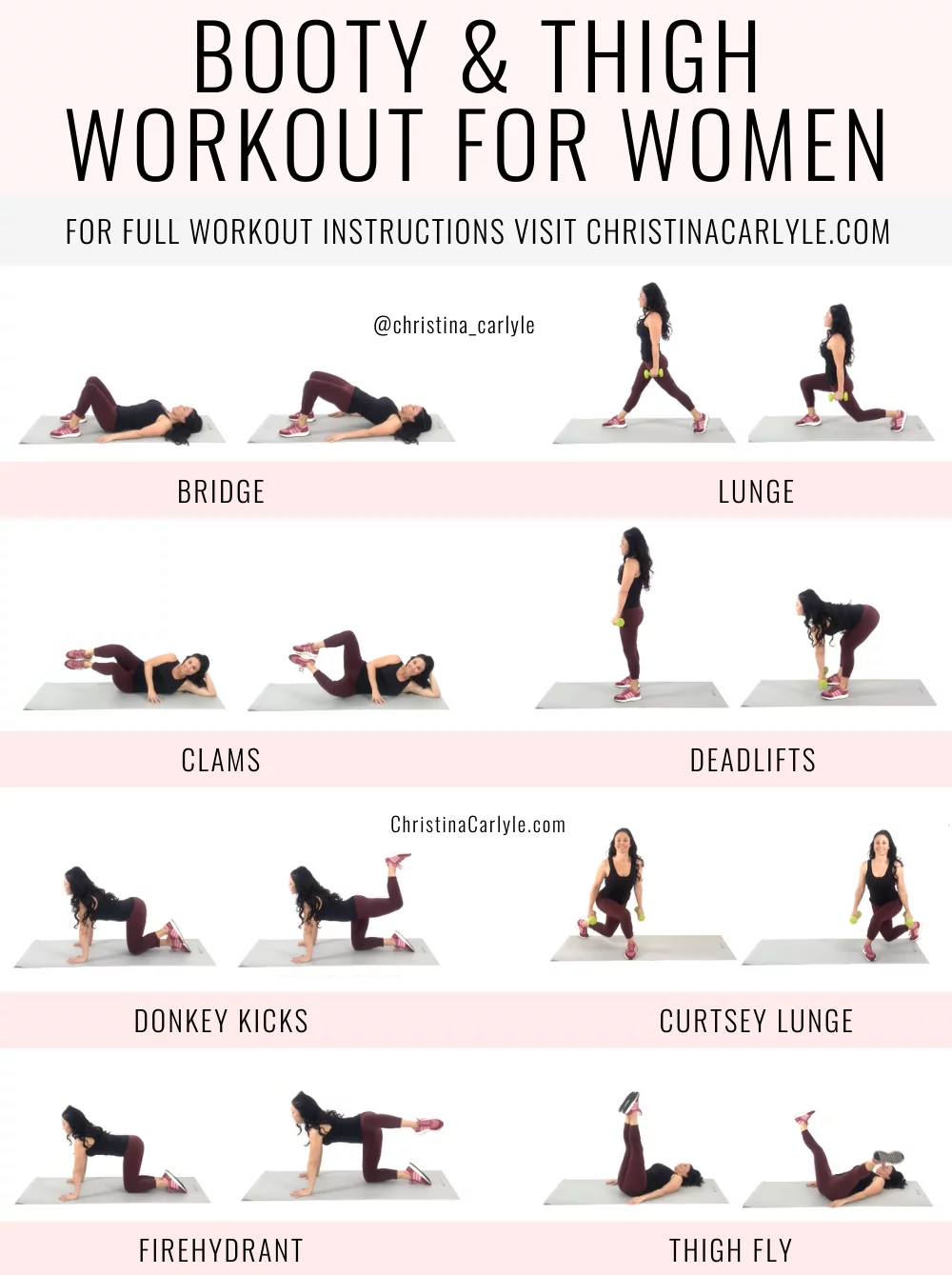 exercises for butt and thighs