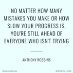 tony robbins weight loss motivational quote about progress - Christina Carlyle