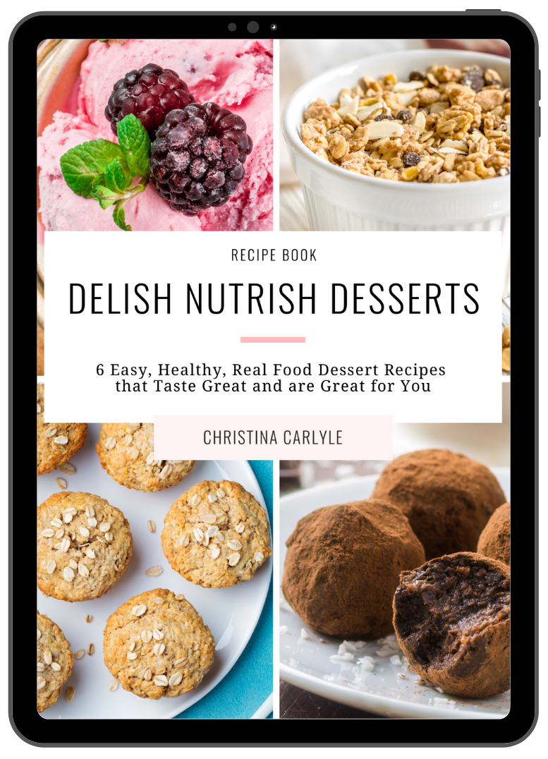 delish nutrish dessert recipe book - Christina Carlyle